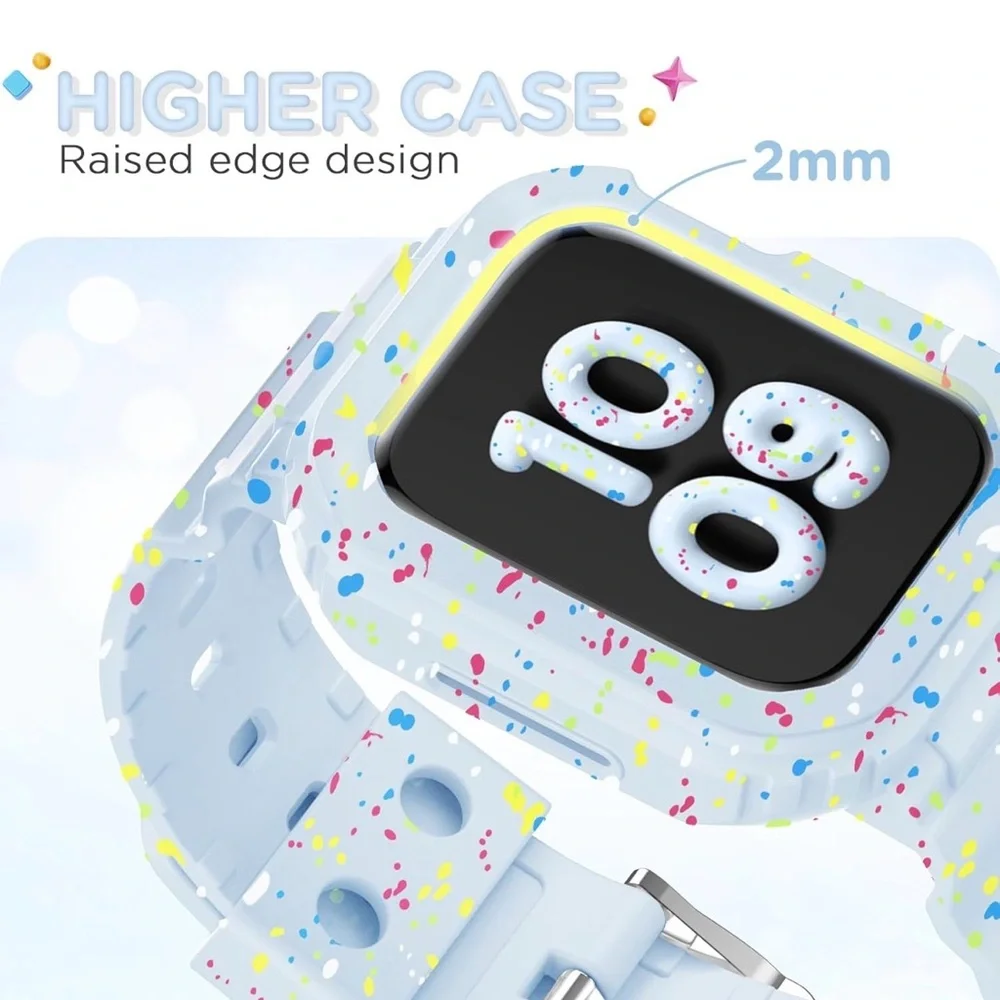 LIKE NEW! Colorful Confetti Speckled Apple Watch Bands